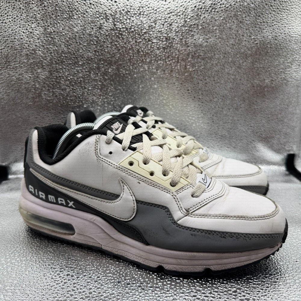 Size 9.5 Nike Air Max LTD 3 White Cool Gray Mens Athletic Shoes 687977-105